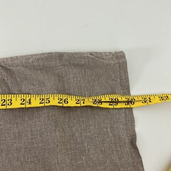 Neslay Paris Tunic Womens Small Beige Minimalist Ruffles Pockets Boho Peasant - Picture 7 of 8